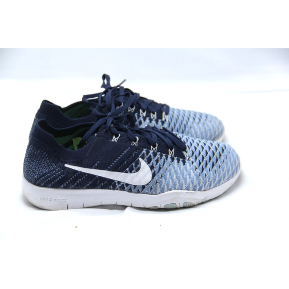 Nike Free TR Flykit 2 Running Shoes Womens Size 5 Blue Athletic Sneakers - Picture 1 of 7